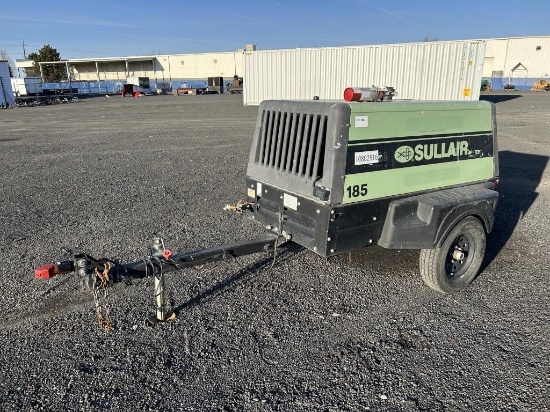 2018 Sullair 185DPQ Towable Air Compressor