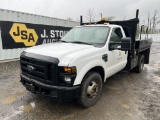 2008 Ford F350 SD Flatbed Dump Truck