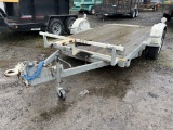 1992 C&R S/A Tilt Deck Equipment Trailer