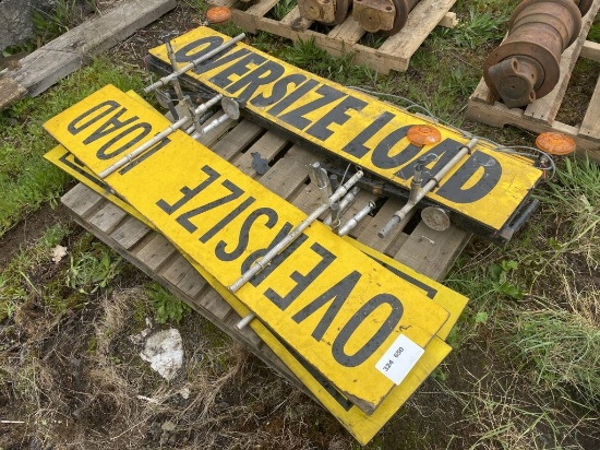 Oversize Load Signs, Qty. 5