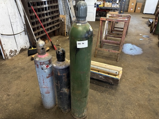 Oxygen & Acetelyne Bottles, Qty 3