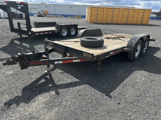 2008 Olympic T/A 18' Tilt Deck Equipment Trailer