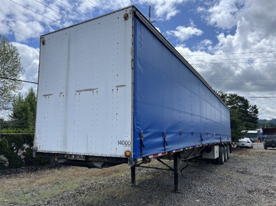2000 Western Quad-Axle Curtain Side Trailer