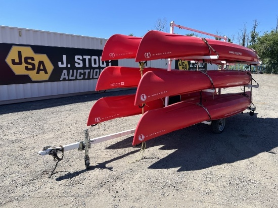 S/A Canoe Rack Cart
