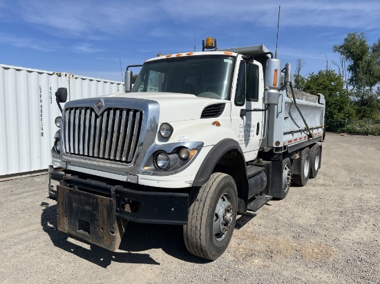 2009 International 7600 Tri-Axle Dump Truck