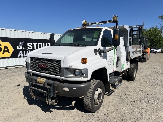 2006 GMC C5500 S/A 4x4 Dump Truck