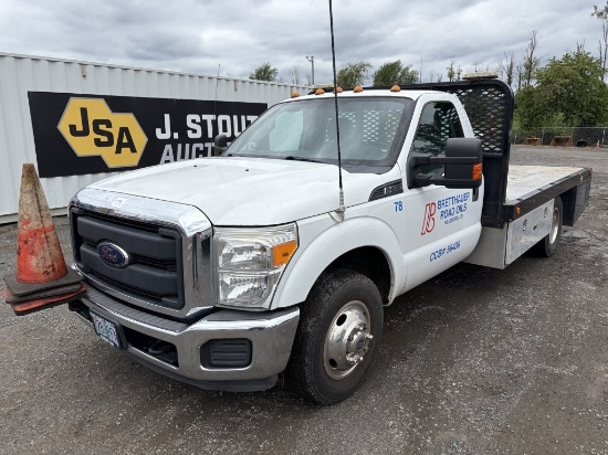 2014 Ford F350 SD Flatbed Truck