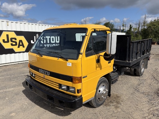1989 Isuzu NPR Flatbed Truck