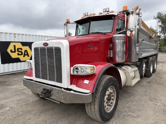 2014 Peterbilt 367 Tri-Axle Dump Truck