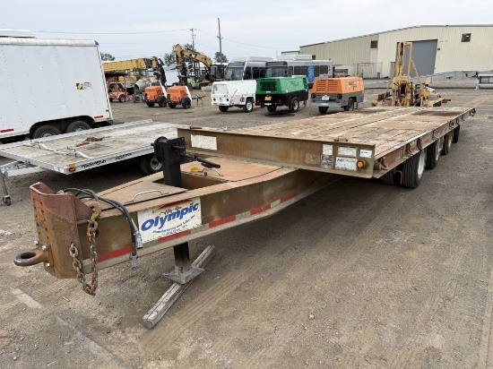 1999 Olympic 30TD-3 Tri-Axle Equipment Trailer