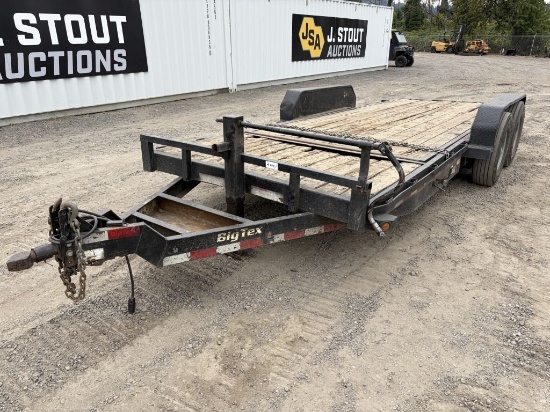 2015 Big Tex 14TL T/A Tilt Deck Equipment Trailer