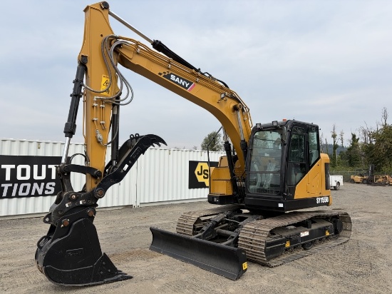 2022 Sany SY155U Hydraulic Excavator