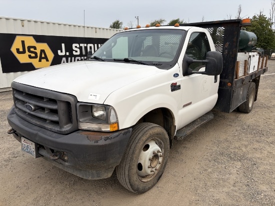2003 Ford F450 Flatbed Truck