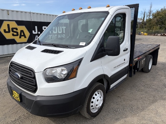 2019 Ford Transit 350 HD Flatbed Truck