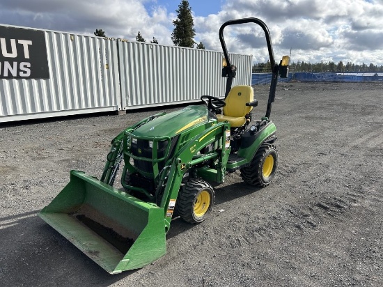 2021 John Deere 1025R 4WD Compact Utility Tractor