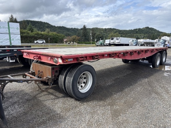 Alloy ATFT-40 Tri-Axle Flatbed Pup Trailer