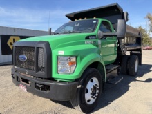 2019 Ford F650 S/A Dump Truck