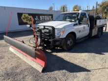 2011 Ford F350 Flatbed Utility Truck