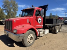 1998 Peterbilt 330 T/A Flatbed Dump Truck