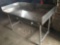 Stainless steel prep table