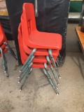 Plastic grade school chairs