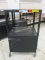 2 Tier Rolling Metal Door AV Cart.