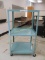 3 Tier Metal Rolling AV Cart.