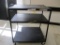 3 Tier Metal Rolling AV Cart w/ Power Strip.