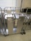 Stainless Steel Tray Cart on Wheels.