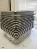 (14) Stainless Steel Steamer Pans.