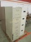 (4) 4 Drawer File Cabinets.