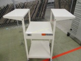 Quartet Metal Rolling Overhead Projector Cart.