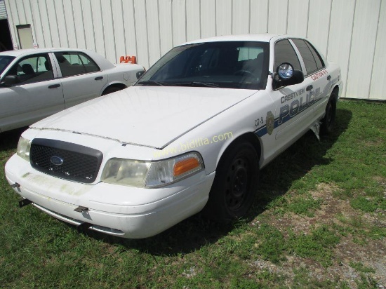 2007 Ford Crown Victoria Police Interceptor.