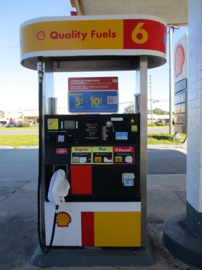 Gibarco 2 Sided Gasoline Dispenser.