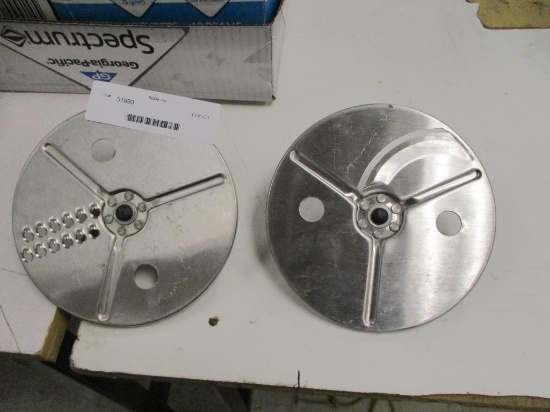 (2) Waring Commercial Food Processor Blades.