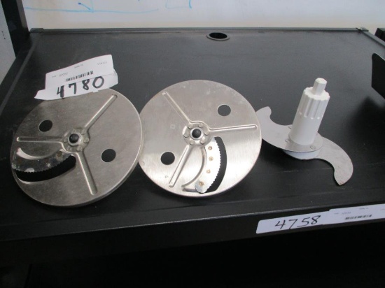 (3) Waring Commercial Food Processor Blades.