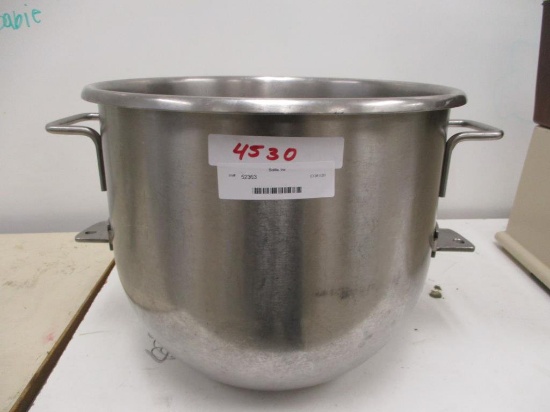 Stainless Steel 30qt Mixing Bowl.