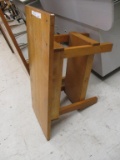 2 Tier Butcher Block Table.