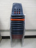 (15) Plastic & Metal Student Chairs.