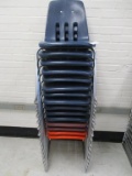 (15) Plastic & Metal Student Chairs.