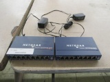 (2) Netgear 8 Port Fast Ethernet Switches FS108.