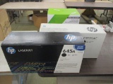 (2) HP LaserJet Toner Cartridges C9730A Black.