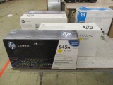 (2) HP LaserJet Toner Cartridges C9732A Yellow.