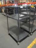 3 Tier AV Cart with 2 Outlets