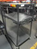 3 Tier AV Cart with 2 Outlets