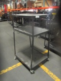 3 Tier AV Cart with 2 Outlets