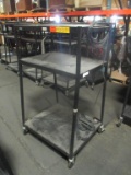 3 Tier AV Cart with 2 Outlets