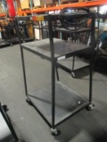 3 Tier AV Cart with 2 Outlets