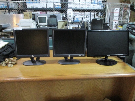 (3) LCD Monitors.