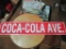 Coca-Cola Metal Sign 1998